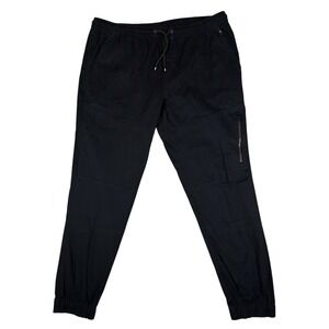 Tony Hawk Jogger Pants Mens XL Black Excellent HMP2585 Cargo Skate Stretch